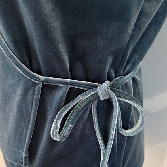 NWT Madewell Velvet Wrap Top - Picture 4 of 11